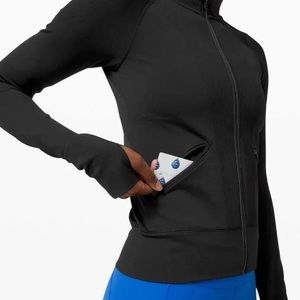 Lululemon Black Open Stride Run Bomber